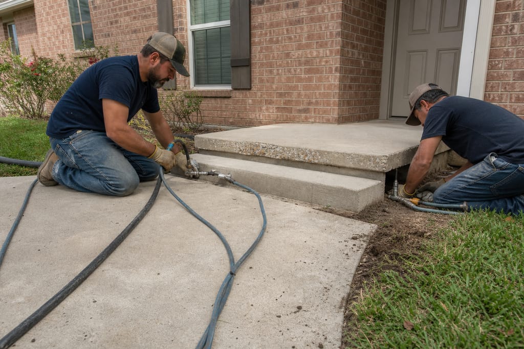 Steps & Porch Leveling photo